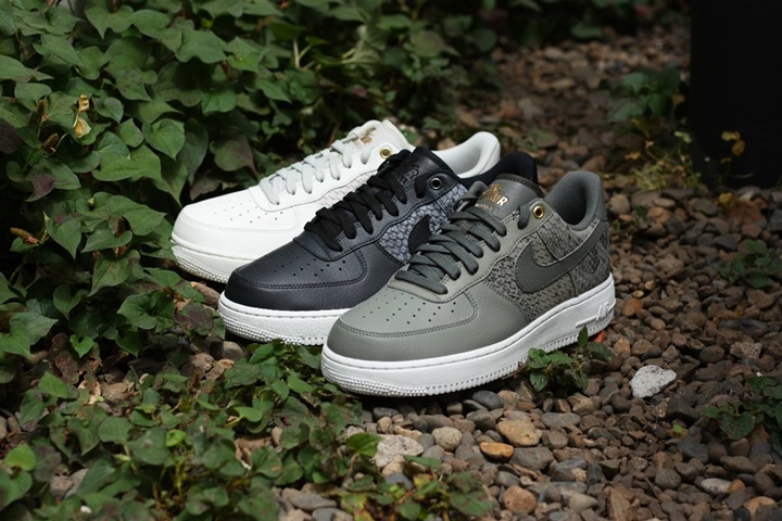 国内atmos/Sports Lab by atmos限定！ナイキ エア フォース 1 07 エレベート “スネーク パック” (NIKE AIR FORCE 1 07 LV8 “Snake Pack”) [823511-003,004,100]