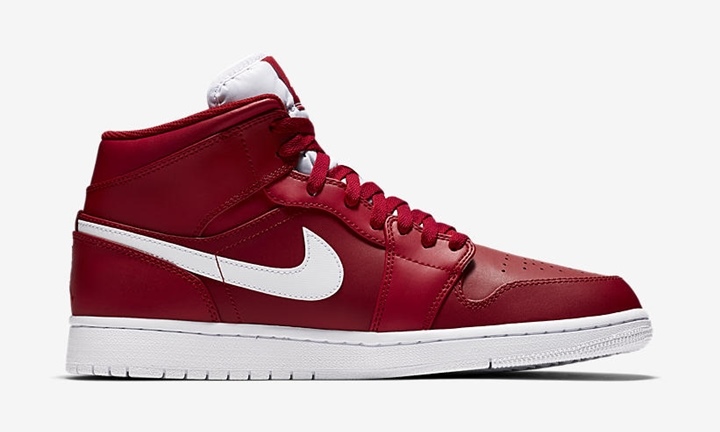 7/17発売！ナイキ エア ジョーダン 1 ミッド “ジム レッド/ホワイト” (NIKE AIR JORDAN 1 MID “Gym Red