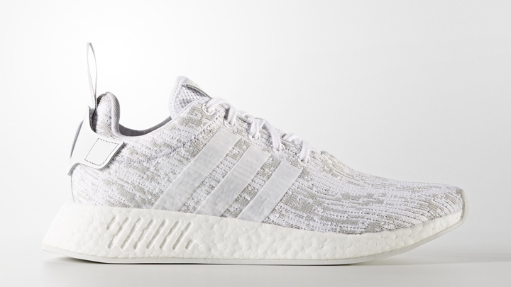 adidas Originals WMNS NMD_R2 PRIMEKNIT {PK} “White/Grey Two” (アディダス オリジナルス ウィメンズ エヌ エム ディー プライムニット “ホワイト/グレー  ツー”) [BY8691]