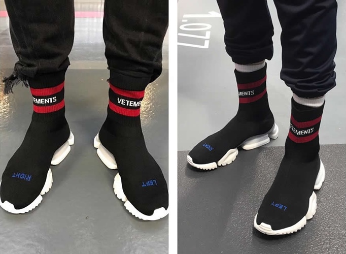 2018年 秋冬モデル！VETEMENTS × REEBOK SOCK TRAINERのショットが公開 (ヴェトモン リーボック ソック トレーナー)