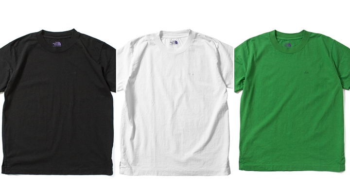 ザ・ノースフェイス パープル レーベルから7オンスのUSAコットンジャージ生地を使ったH/S TEEが発売 (THE NORTH FACE PURPLE LABEL 7oz H/S TEE)