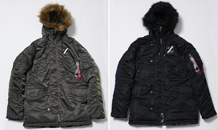 STUDIOUS限定!NUMBER (N)INE × ALPHA INDUSTRIES 別注 N-3Bジャケット
