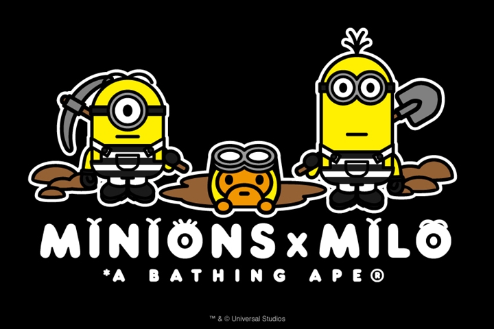 【続報】A BATHING APE x Minions コラボが7/22発売 (ア ベイシング エイプ ミニオンズ)