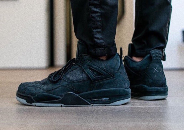 2018年 春夏にリリースか？KAWS × NIKE AIR JORDAN IV “Black Suede” (カウズ ナイキ エア ジョーダン 4 “ブラック スエード”) [930155-001]