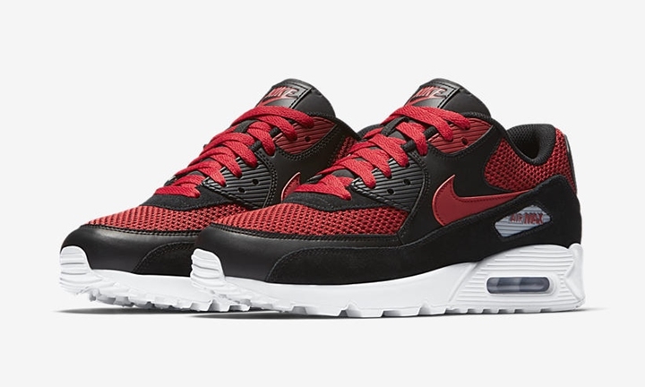 ナイキ エア マックス 90 エッセンシャル “ブラック/タッチ レッド” (NIKE AIR MAX 90 ESSENTIAL “Black/Tough Red”) [537384-076]