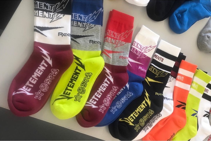 2018年 秋冬モデル！VETEMENTS × REEBOK SOCKSのショットが公開 (ヴェトモン リーボック ソックス 2018 FALL/WINTER)