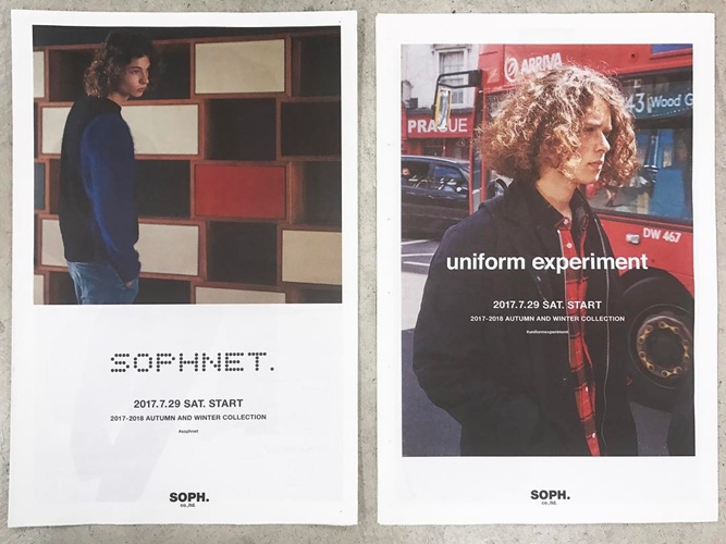 SOPHNET./uniform experiment 2017 A/W COLLECTION が7/29から展開！ (ソフネット/ユニフォーム・エクスペリメント 2017年 秋冬 コレクション)