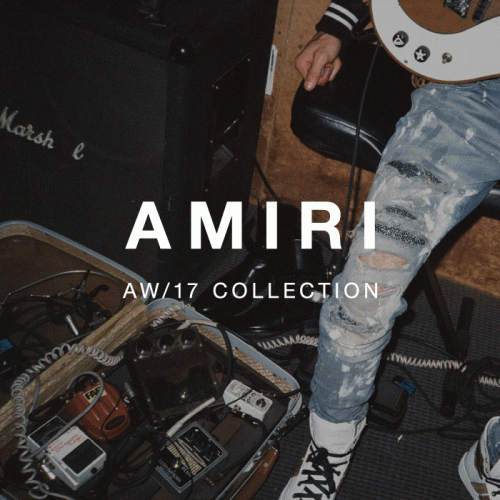 AMIRI 2017 A/W COLLECTIONが7/23から発売 (アミリ 2017年 秋冬)