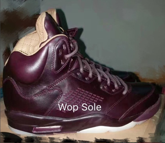 【リーク】2017年 秋発売予定！ワインカラーのナイキ エア ジョーダン 5 プレミアム (NIKE AIR JORDAN V PREMIUM “Wine”)