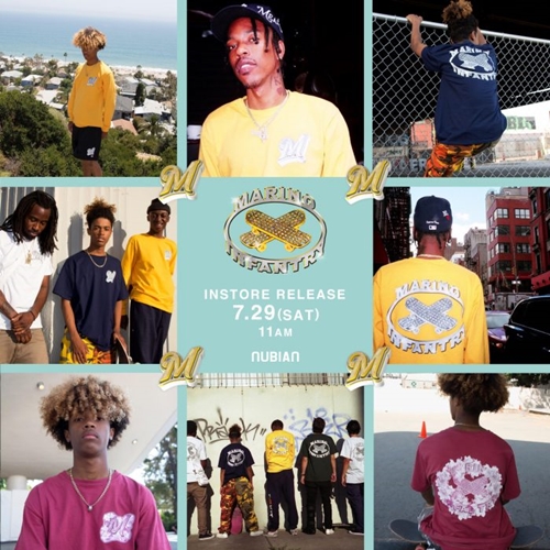 世界でもNUBIANだけで展開！“A$AP MOB”のメンバー”A$AP ANT”が仕掛ける「MARINO INFANTRY-マリノ インファントリー」全23アイテムが7/29発売！