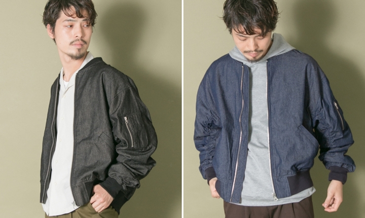 URBAN RESEARCH iD DENIM OVER MA-1が8月下旬発売 (アーバンリサーチ アイディ デニム オーバー MA-1)