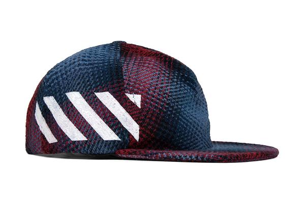 OFF-WHITE C/O VIRGIL ABLOH 2017 F/W “DIAG RED CHECK CAP” (オフホワイト)