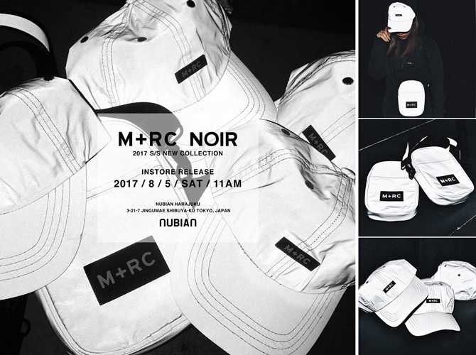 M+RC NOIRよりリフレクター素材を使用した「3M COLLECTION」がNUBIAN原宿店にて8/5から先行発売！ (マルシェノア)