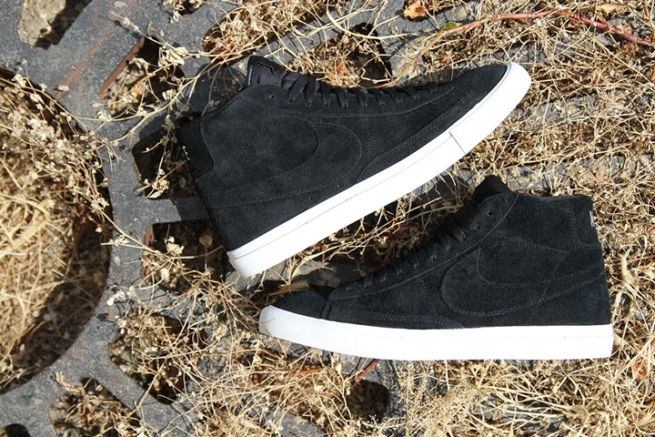 海外展開！ナイキ ブレーザー ミッド スエード “ブラック/サミット ホワイト” (NIKE BLAZER MID SUEDE “Black/Summit White”) [371761-033]