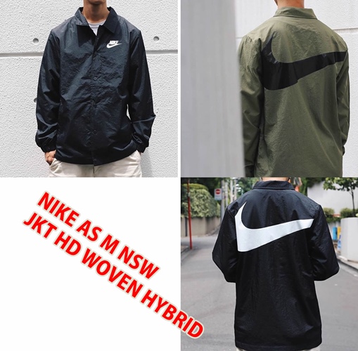 8/5発売！ナイキ ウーブン ハイブリッド フーディ ジャケット 2カラー (NIKE AS M NSW JKT HD WOVEN HYBRID) [861753-010,222]