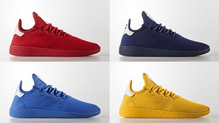 9/8発売！Pharrell Williams x adidas Originals Human Race Tennis HU "Solids" (ファレル・ウィリアムス アディダス オリジナルス ヒューマン レース テニス) [BY8719,8720][CP9766,9767]