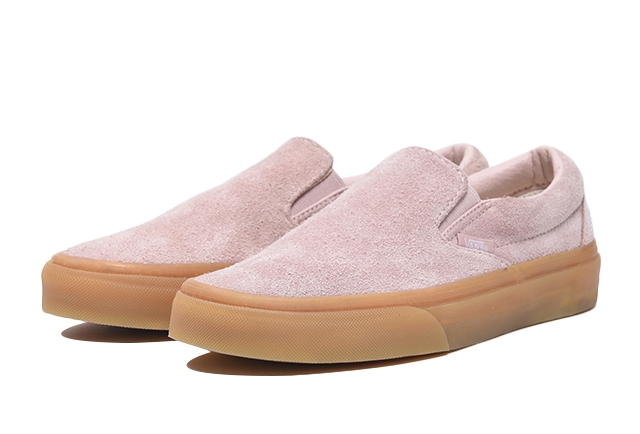 VANS CLASSIC SLIP-ON FUZZY SUEDE “ROSE” (バンズ スリッポン ファジー スエード “ローズ”)