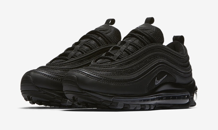 【オフィシャルイメージ】ナイキ ウィメンズ エア マックス 97 "トリプル ブラック" (NIKE WMNS AIR MAX 97 "Triple Black") [921733-001]