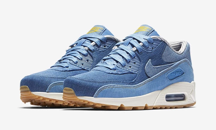 デニム/コーデュロイを使用したナイキ エア マックス 90 (NIKE AIR MAX 90 "Denim/Corduroy") [881105-402]