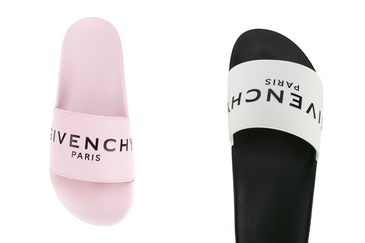 GIVENCHY ロゴエンボス フラットサンダル (ジバンシー)