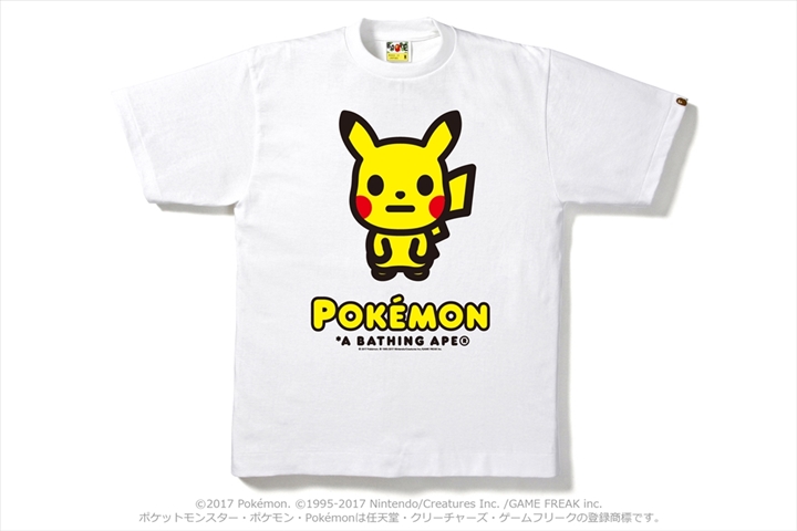 ポケモン × ア ベイシング エイプ コラボTEE 5型が8/16から伊勢丹新宿店にて先行発売 (Pocket Monsters A BATHING APE)