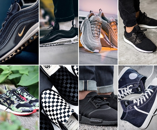 【まとめ】8/11発売の厳選スニーカー！(NIKE AIR MAX 97 “Black/Cobblestone/Midnight Navy”)(adidas Originals NMD_R1 PK {PRIMEKNIT} “Japan Pack”)(atmos × ASICS TIGER GEL-LYTE III “Green Camo”)(STUSSY × CONVERSE “Pigment Dyed” ALL STAR 100 HI)