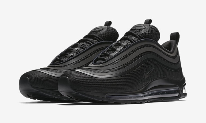 【オフィシャルイメージ】8/17発売！ナイキ エア マックス 97 ウルトラ “トリプル ブラック” (NIKE AIR MAX 97 ULTRA “Triple Black”) [918356-002]