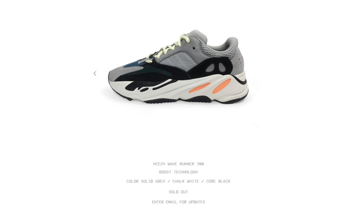 YEEZY WAVE RUNNER 700 + Calabasas ニューアイテムがリリース！ (イージー ウェーブ ランナー 700 カラバサス)