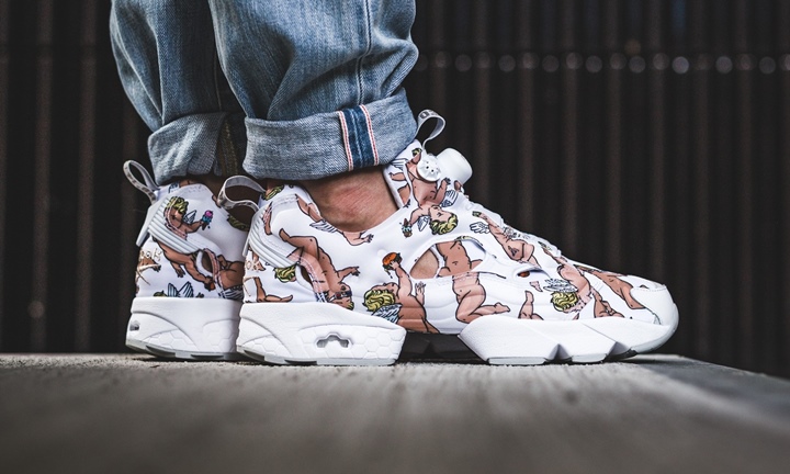 多数のエンジェルがプリントされたリーボック インスタ ポンプ フューリー LA (REEBOK INSTA PUMP FURY LA) [BD4747]