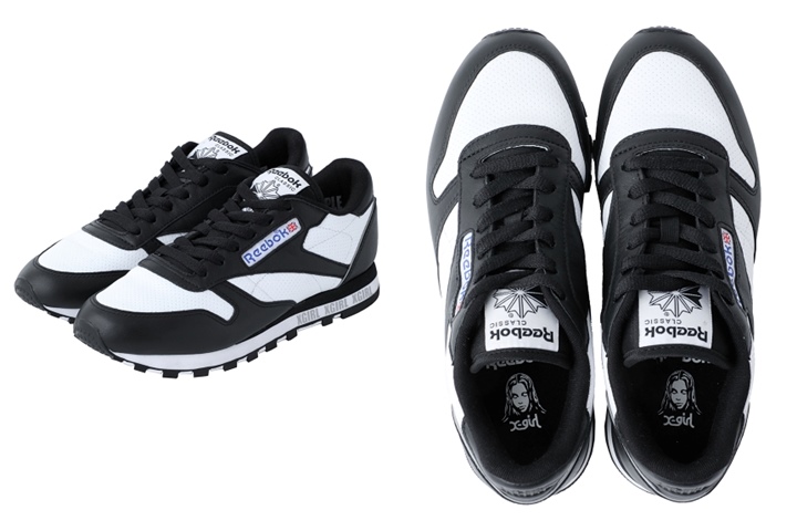 X-girl × REEBOK CL LEATHER "Black/White" (エックスガール リーボック クラシック レザー "ブラック/ホワイト")