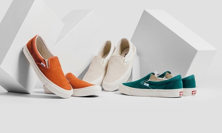 VANS OG CLASSIC SLIP-ON LX “SUEDE/CANVAS” COLLECTION (バンズ OG クラシック スリッポン LX "スエード/キャンバス" コレクション)