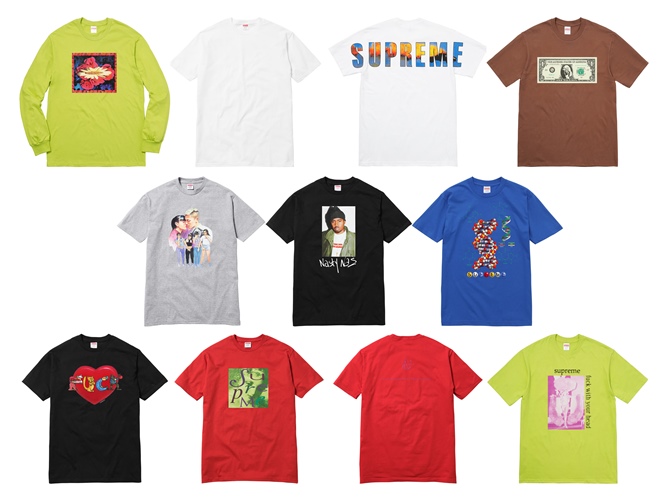 【Tシャツ/TEE まとめ】 シュプリーム (SUPREME) 2017 FALL/WINTER コレクション (2017年 秋冬)