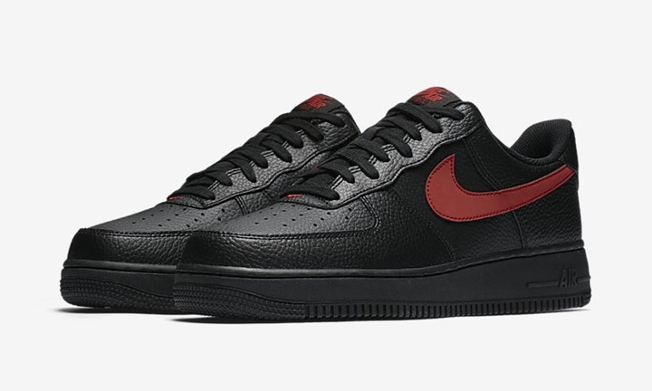 ナイキ エア フォース 1 07 エレベート ロー “ブラック/ユニバーシティ レッド” (NIKE AIR FORCE 1 07 LV8 LOW “Black/University Red”) [AA4083-011]