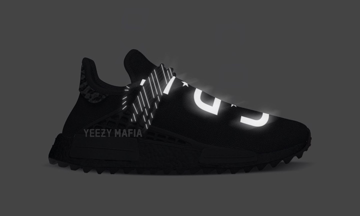 「YOU N.E.R.D」とプリントされたPharrell Williams x adidas Originals NMD Human Trail (ファレル・ウィリアムス アディダス オリジナルス ヒューマン エヌエムディー トレイル)