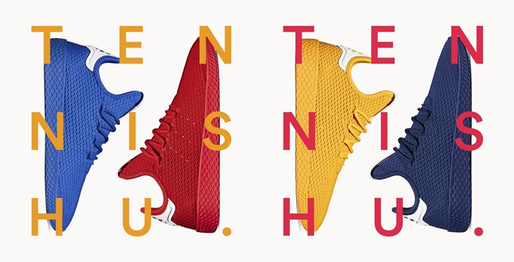 国内9/9発売！Pharrell Williams x adidas Originals Human Race Tennis HU “Solids” (ファレル・ウィリアムス アディダス オリジナルス ヒューマン レース テニス) [BY8719,8720][CP9766,9767]