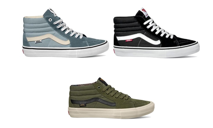 VANS Sk8-Hi PRO 2017 F/W 3カラー (バンズ スケートハイ プロ 2017年 秋冬)