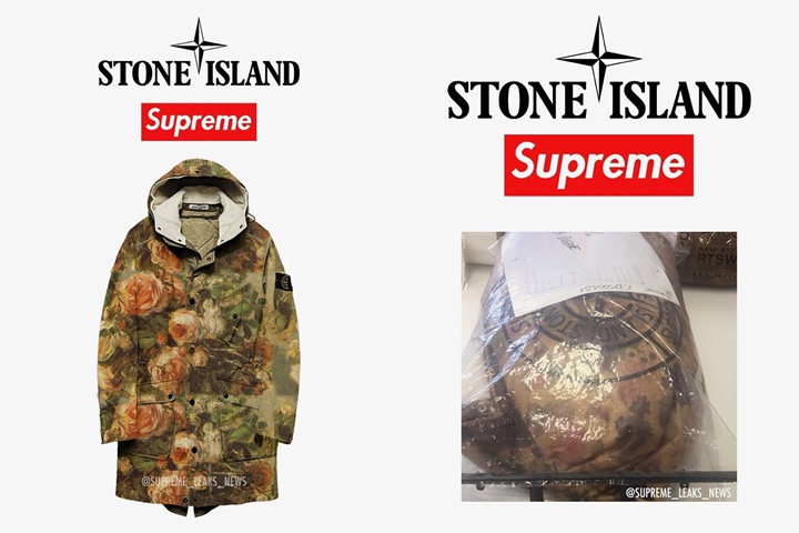 【リーク】シュプリーム × ストーンアイランド フラワーパターンのジャケットショット (SUPREME Stone Island 2017 F/W)