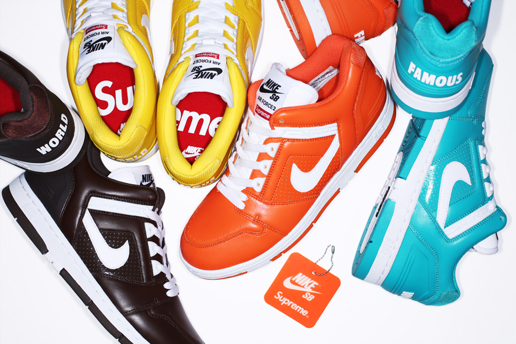 【速報】9/9発売！SUPREME × NIKE SB AIR FORCE 2 (シュプリーム ナイキ SB エア フォース 2)