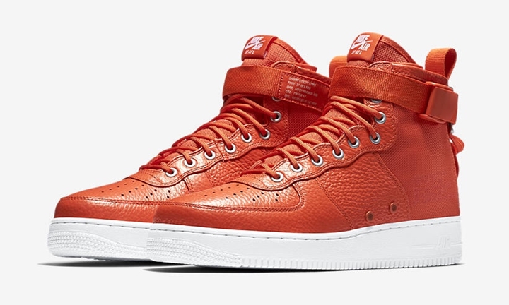 【オフィシャルイメージ】ナイキ スペシャル フィールド エア フォース 1 ミッド “チーム オレンジ” (NIKE SPECIAL FIELD AIR FORCE 1 {SFAF-1} MID “Team Orange”) [917753-800]