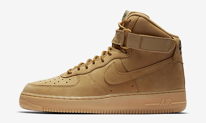 海外2017/10/14リリース予定！ナイキ エア フォース 1 ハイ “ウィート/フラックス” (NIKE AIR FORCE 1 HIGH “Wheat/Flax”) [882096-200]