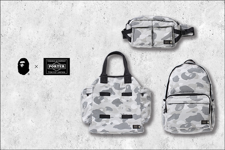 エイプ × ポーター コラボ最新作が9/16発売！「DOT CAMO」パターンがリリース！ (A BATHING APE PORTER)