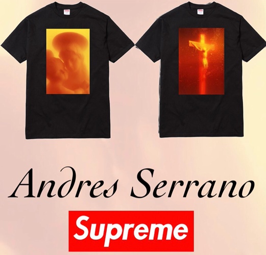 【リーク】シュプリーム × アンドレス・セラーノ！尿に浸したキリストや聖母のアートがモチーフのグラフィックTEE (SUPREME Andres Serrano 2017 F/W)