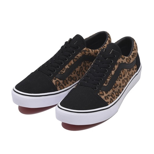 レオパード柄/キャンバス素材のVANS 2017 FALL/WINTER OLD SKOOL DX Black/Leopard (バンズ 2017年 秋冬 ブラック/レオパード キャンバス)