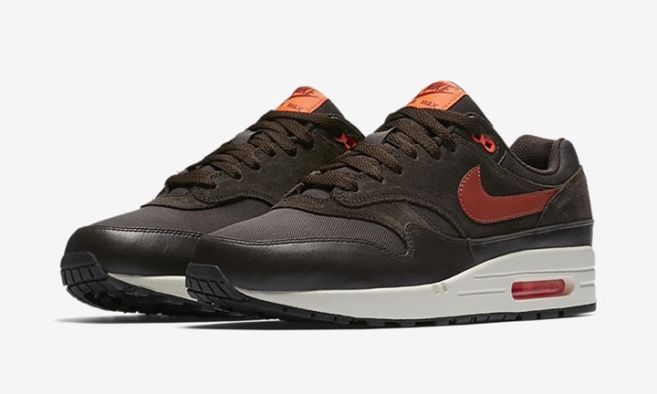 ナイキ エア マックス 1 プレミアム “ブラウン/オレンジ” (NIKE AIR MAX 1 PREMIUM “Brown/Orange”) [875844-202]