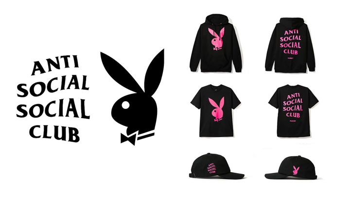 PLAYBOY × Anti Social Social Club コラボが9/23から発売 (プレイボーイ アンチ ソーシャル ソーシャル クラブ)