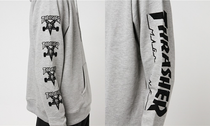 nano･universe × THRASHER 別注 プルオーバー/クルースウェットが発売 (ナノ・ユニバース スラッシャー)