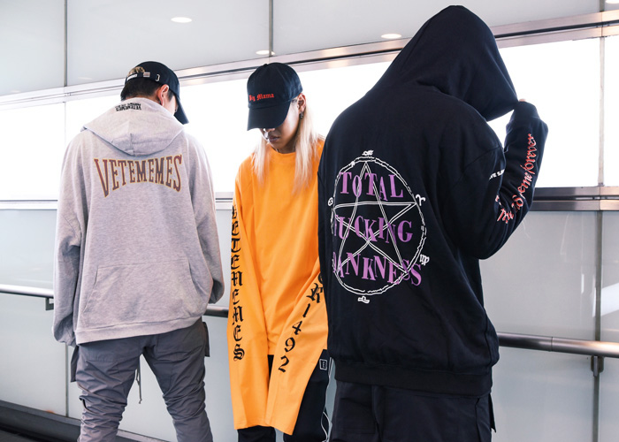 “VETEMENTS (ヴェトモン)” 公認パロディーブランド“VETEMEMES (ヴェトミームス)”から最新作+再入荷アイテムがNUBAINにて9/23先行発売！限定TEEも！