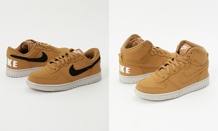 ウィートカラーのナイキ “ビッグ ナイキ” ロー/ハイ (NIKE “BIG NIKE” LOW/HIGH “Wheat")