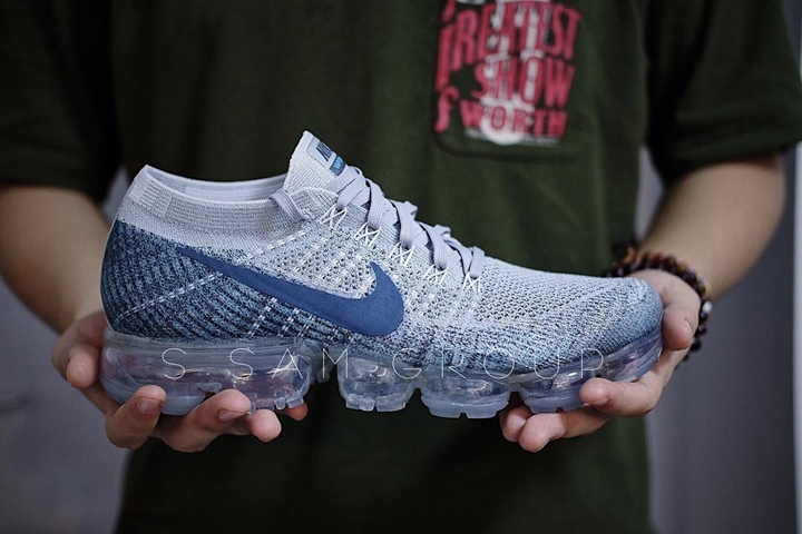 【リーク】グレー/ネイビーカラーのナイキ エア ヴェイパーマックス (NIKE AIR VAPORMAX “Grey/Navy”)