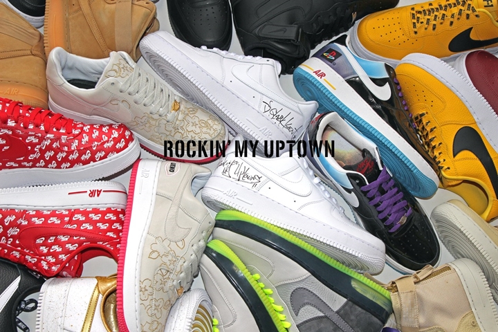 計400足以上を展示！NIKE AIR FORCE 1の35周年を記念して10/7から「ROCKIN MY UPTOWN」がYAMAOTOKO underpassにて開催 (ナイキ エア フォース 1 山男footgear)